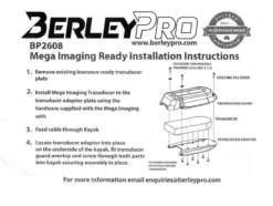 BerleyPro Humminbird Mega Transducer Mount -FishYak Gear berleypro humminbird mega transducer mount 4