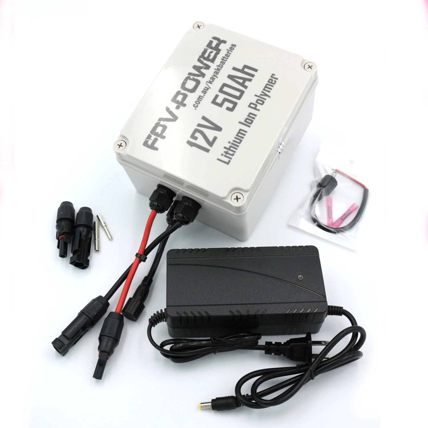 FPV-Power 12V - 50Ah V3 Waterproof Lithium Battery With 10A Charger 3 FPV-Power 12V - 50Ah V3 Waterproof Lithium Battery With 10A Charger - Image 3