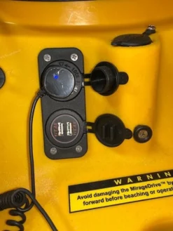 FPV-Power Dash Mounted 2.1Amp USB Dual Port -FishYak Gear fpv power dash mounted 21amp usb dual port 2