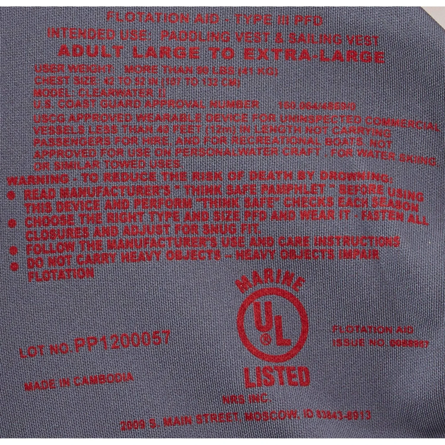 NRS Watersports Clearwater Mesh Back PFD 8 NRS Watersports Clearwater Mesh Back PFD - Image 8