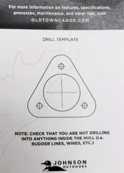 Old Town Thru Hull 3 Wire Kit -FishYak Gear old town thru hull 3 wire kit 4