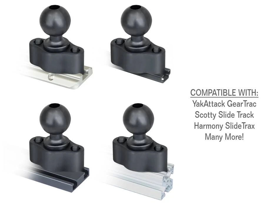 RAM Mounts 1-1/2'' Ball Quick Track Base 4 RAM Mounts 1-1/2'' Ball Quick Track Base - Image 4
