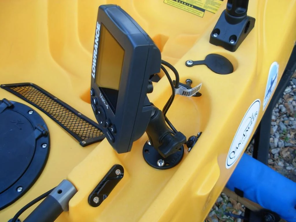 RAM Mounts 1" Ball Marine Electronic "Light Use" Mount For Lowrance Elite-4 & Mark-4 Series Fishfinders 3 RAM Mounts 1" Ball Marine Electronic "Light Use" Mount For Lowrance Elite-4 & Mark-4 Series Fishfinders - Image 3