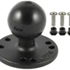 RAM Mounts 2.5" Round Base AMPs Hole Pattern 1.5" Ball Garmin Fishfinders