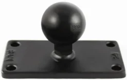 RAM Mounts C Size 1.5" Ball On Rectangular Plate With 1.5" X 3.5" 4-Hole Pattern - Helix 7