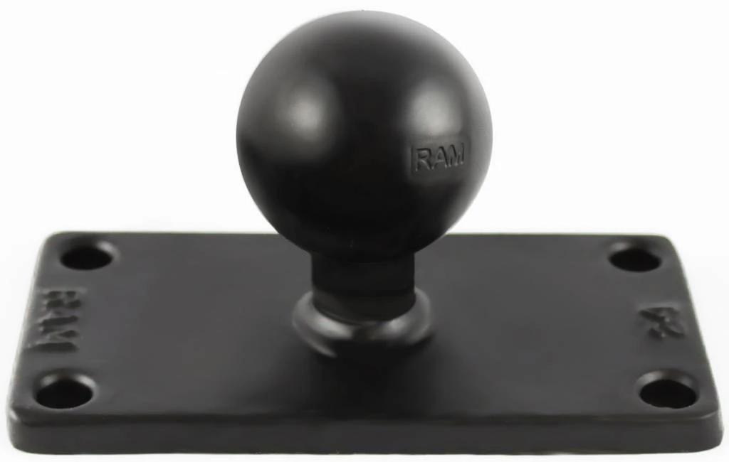 RAM Mounts C Size 1.5" Ball On Rectangular Plate With 1.5" X 3.5" 4-Hole Pattern - Helix 7 1 RAM Mounts C Size 1.5" Ball On Rectangular Plate With 1.5" X 3.5" 4-Hole Pattern - Helix 7