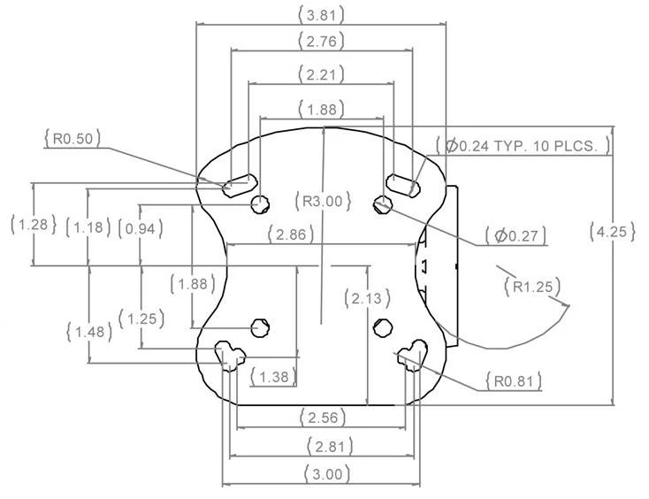 RAM Mounts Humminbird 100, 300, 500, 700 Series, Matrix Series And Lowrance Elite-5 Series 2 RAM Mounts Humminbird 100, 300, 500, 700 Series, Matrix Series And Lowrance Elite-5 Series - Image 2