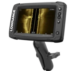 RAM Mounts Lowrance Elite-5 & Elite-7 Ti Double Ball Mount F 1.5" No Base -FishYak Gear ram mounts lowrance elite 5 elite 7 ti double ball 3